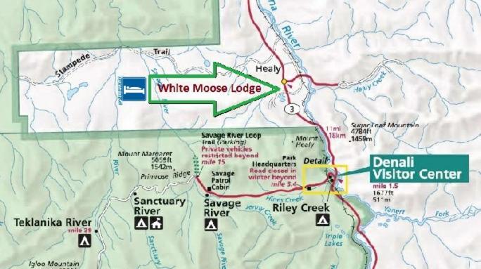 White Moose Lodge Healy Dış mekan fotoğraf